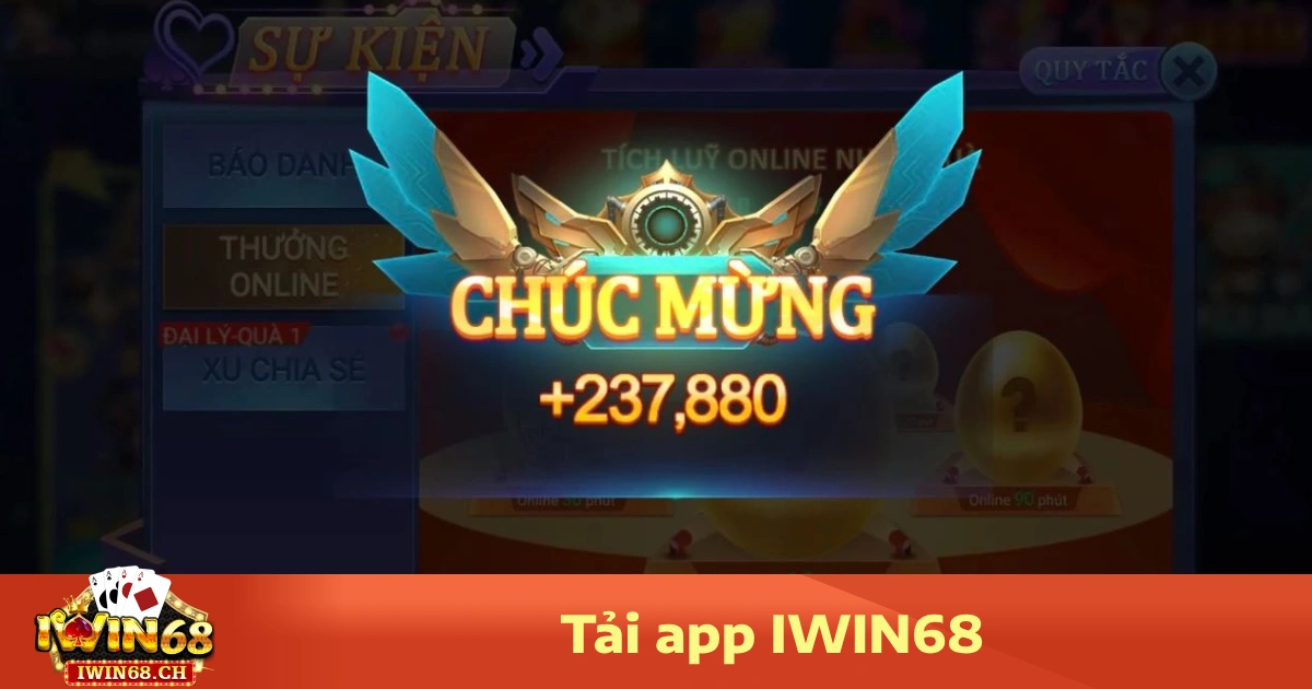 Các tính năng nổi bật trên App Iwin68