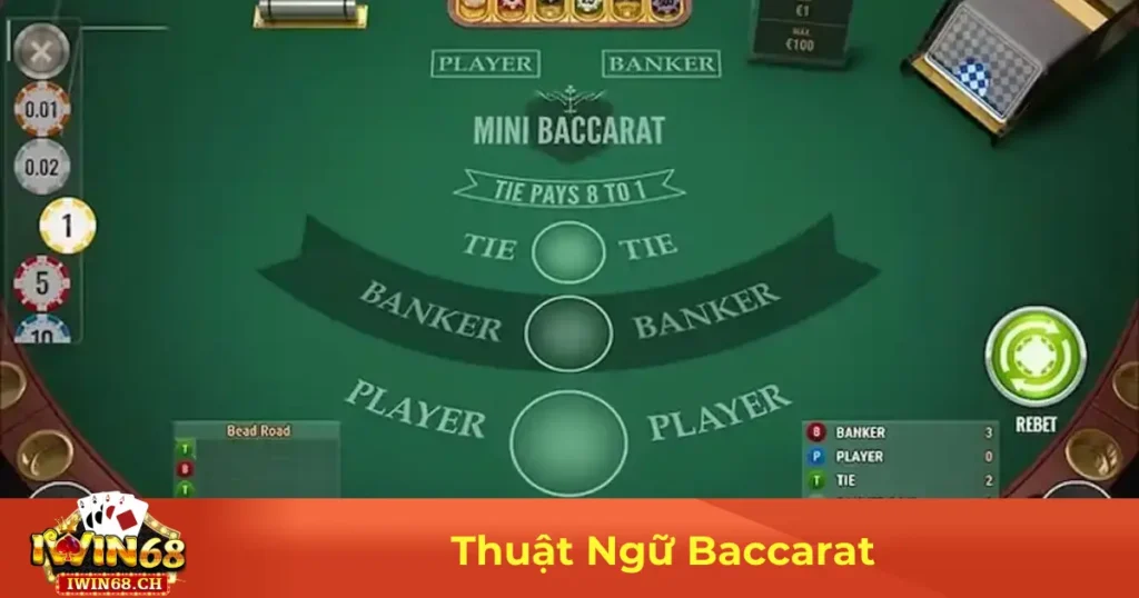 Những Thuật Ngữ Cơ Bản Khi Chơi Baccarat